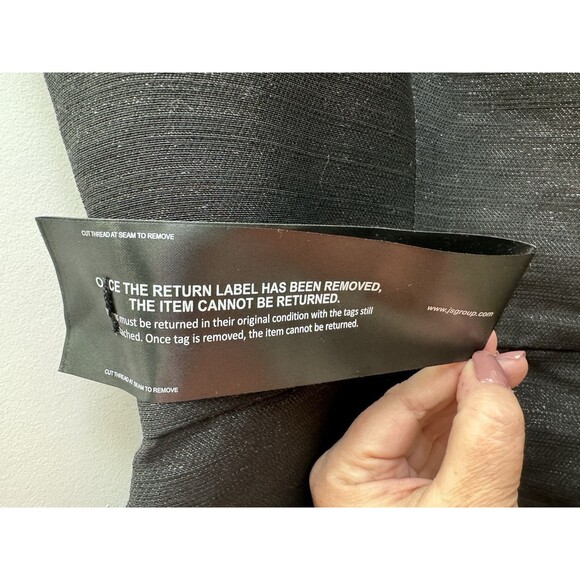 NWT Kay Unger Lola Metallic Twill Midi Dress Women’s Size 14 Sleeveless Black - Picture 13 of 16